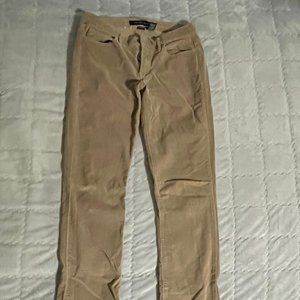 Tan Calvin Klein Straight Corduroy Jeans